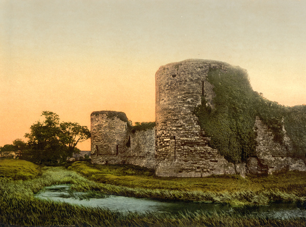 Eastbourne Pevensey Castle 6 - Old Photos of Eastbourne