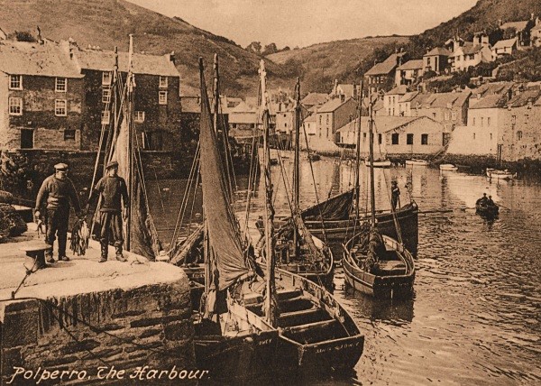 Polperro Harbour 14 - Old Photos of Polperro