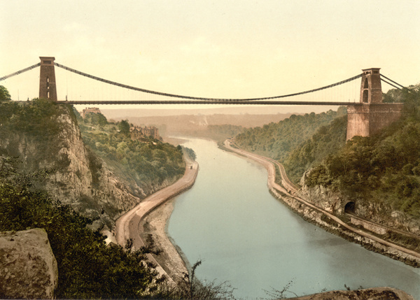 Bristol Clifton Suspension Bridge 1 - Old Photos of Bristol