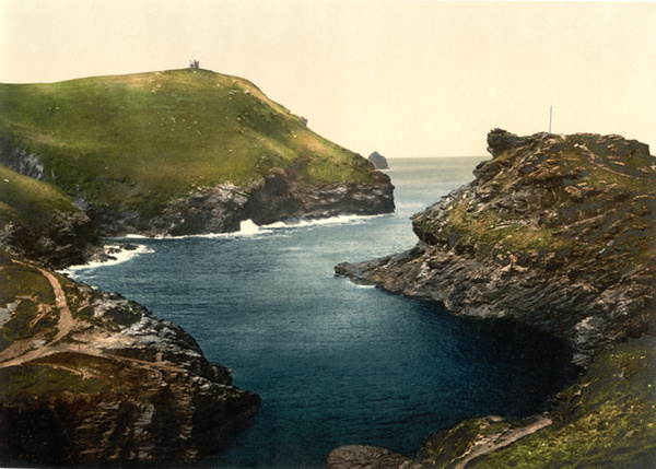 Boscastle Harbour Entrance 3 - Old Photos of Boscastle