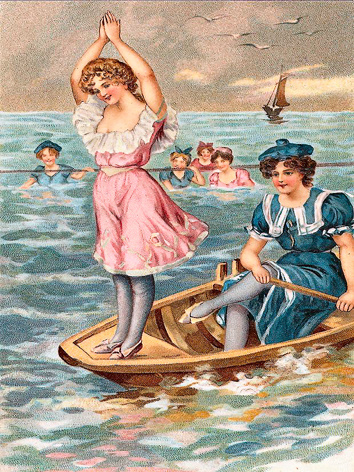 Victorian Beach Scene 6 - Edwardian Beach Scenes