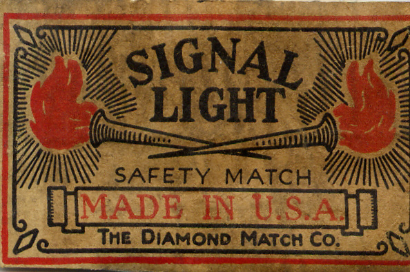 Matchbox USA 19 - Old Matchbox Labels