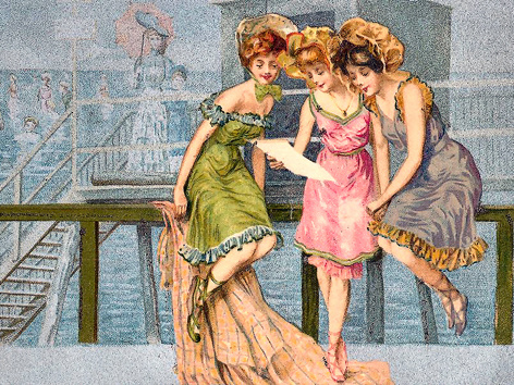 Victorian Beach Scene 44 - Edwardian Beach Scenes