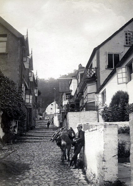 Clovelly Main St 6 - Old Photos of Clovelly