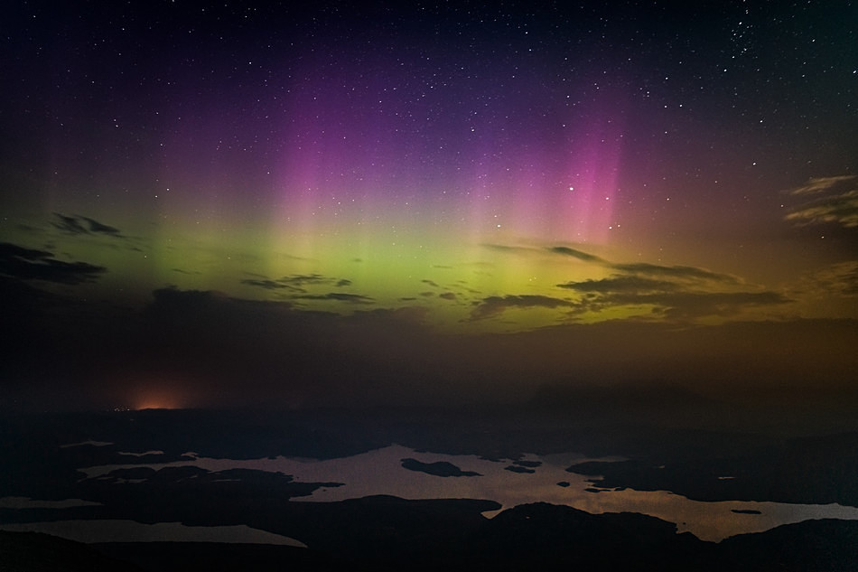 Assynt lightshow - Scottish Aurora