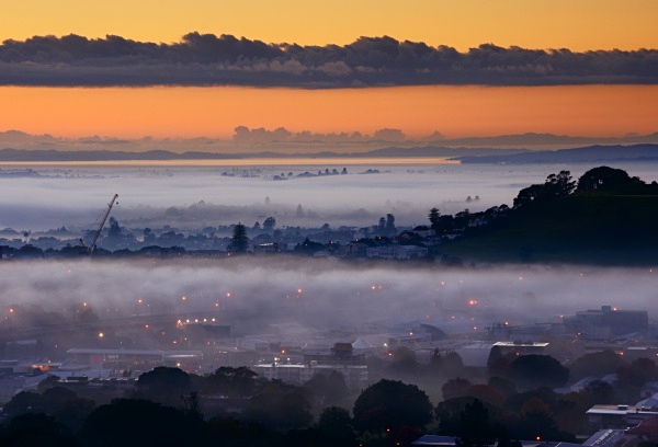 Shrouded in mist - Auckland