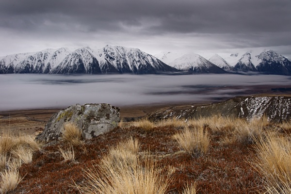 Lake Tekapo beneath the clouds - South Island