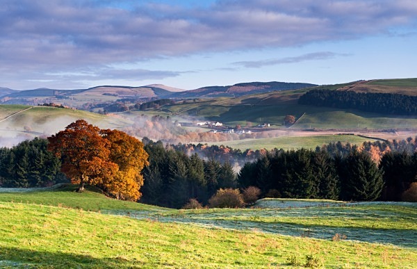 Mist over Nithsdale - Southwest Scotland