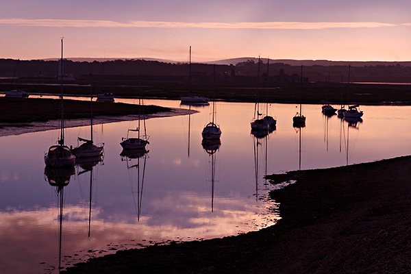 Sunrise at Mount Lake - <font color=yellow>The New Forest</font>