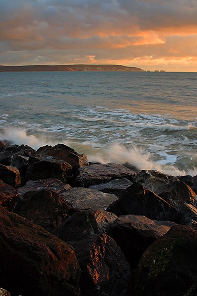 Red Light on the Needles - <font color=yellow>The New Forest</font>