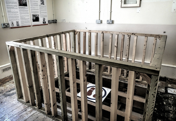 The gallows at HMP Shepton Mallet - Shepton Mallet Prison