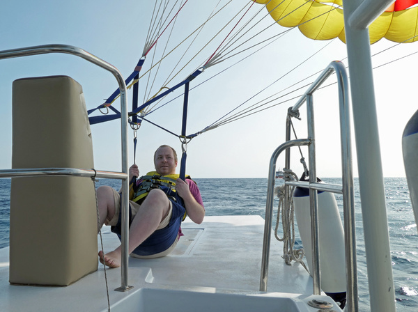 Stephen Parasailing - Rhodes