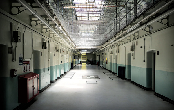 One of the wings at HMP Shepton Mallet - Shepton Mallet Prison