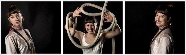 Jodie the Circus Performer - Triptych and Diptych