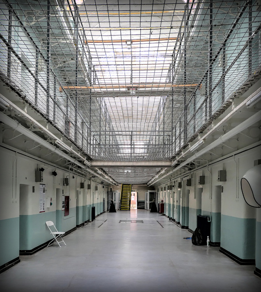 One of the wings at HMP Shepton Mallet - Shepton Mallet Prison