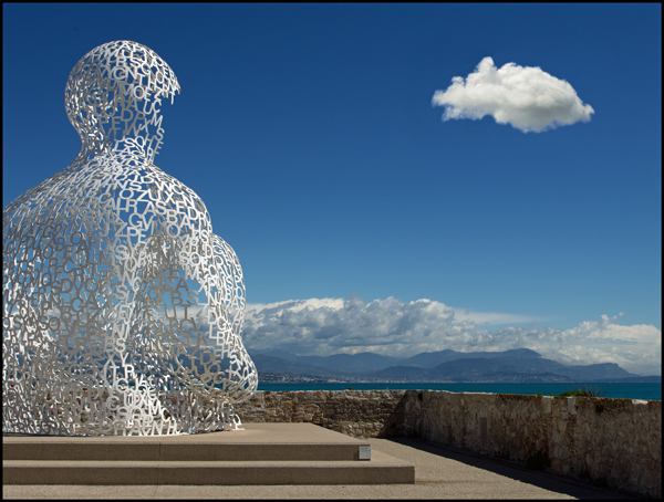 Antibes - Sculpture & Cloud - Travels Abroad