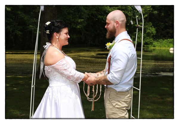 Evergreen Lake Wedding Ceremony - Oak Openings Wedding