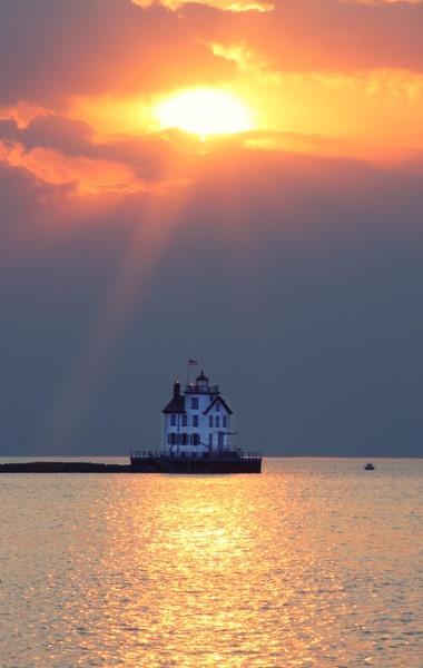 Lorain Lighthouse at Sunset - Landscapes, Places, and Things in Nature