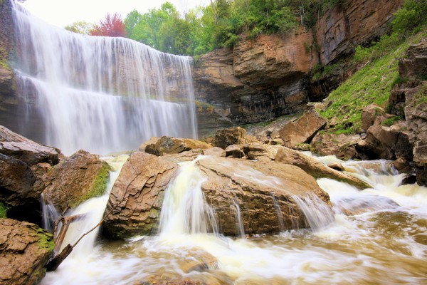 Canada Waterfall view - Landscapes, Places, and Things in Nature