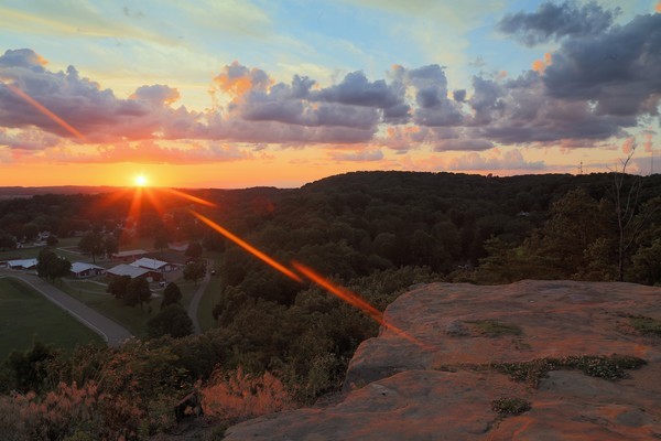 Rising Park in Lancaster Sunset - Landscapes, Places, and Things in Nature
