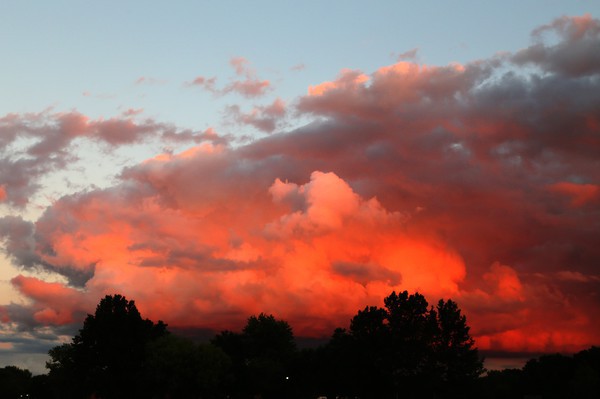 Storm Sky Turns Red! - Landscapes, Places, and Things in Nature