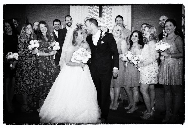 Kim and Jordan with their Bridal Party - Kim and Jordan, COVID19 Wedding, No reception