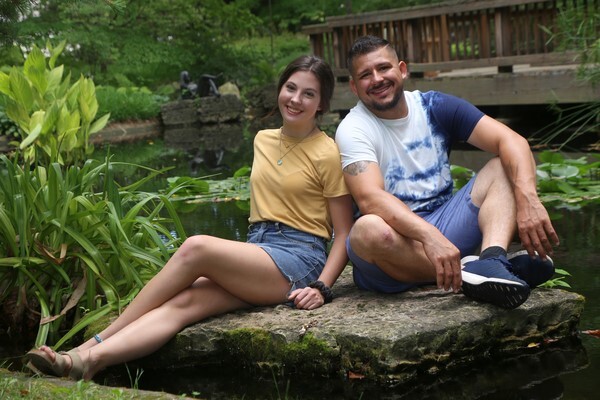 Blended Brother and Sis - Family Portraits at Botanical Gardens