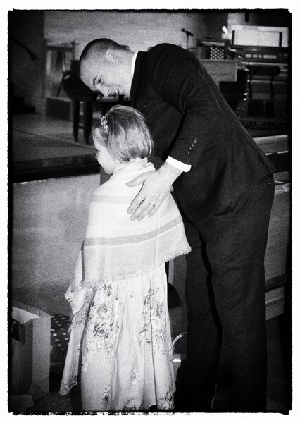 Groomsmen and his daughter - Kim and Jordan, COVID19 Wedding, No reception