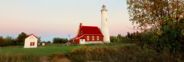 Tawas Pano at Dusk - Lighthouses