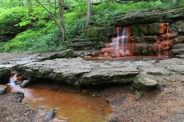Glen Helen Iron Falls View - Landscapes, Places, and Things in Nature