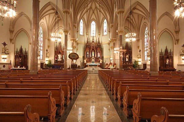 Cathedral View - Architecture and Night Skyline