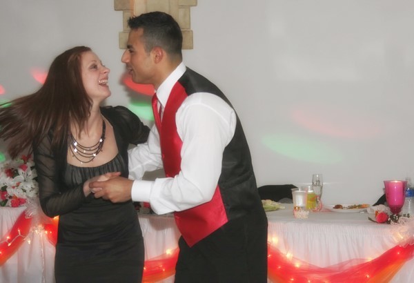 Good Times at the reception - Wedding of Sam and Jessica