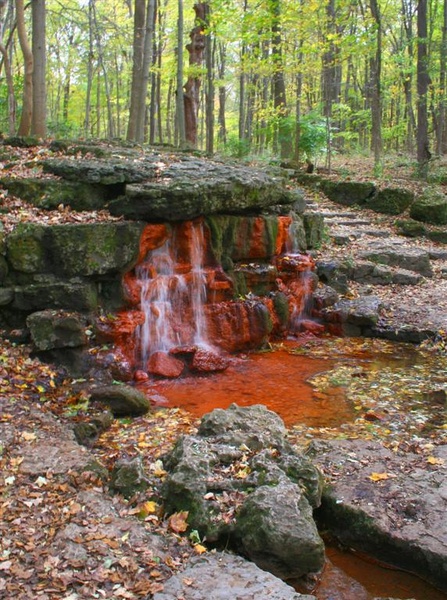 Glen Helen ironfalls - Landscapes, Places, and Things in Nature