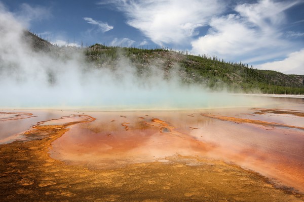 Grand Prismatic View - Yellowstone National Park