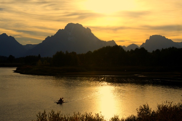 Tetons at Sunset - Utah- Arches, Monument Valley, Canyonlands