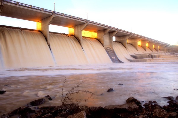 O'Shaughnessy reservoir with sunset light - Landscapes, Places, and Things in Nature