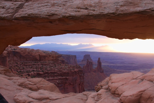 Mesa Arch at Sunrise - Utah- Arches, Monument Valley, Canyonlands