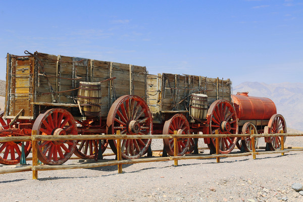 Harmony Borax Works Old Train - California- Yosemite, Death Valley, and San Francisco