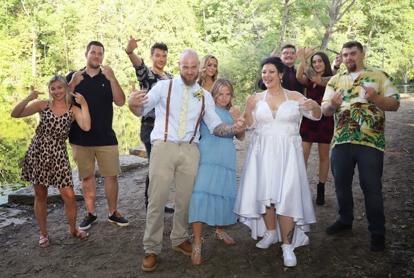 We Flip You Off.... - Oak Openings Wedding