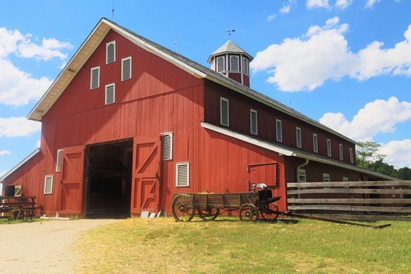 Slate Run Historical Farm - Architecture and Night Skyline