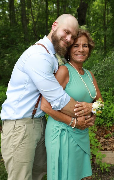Groom and his Mom - Oak Openings Wedding