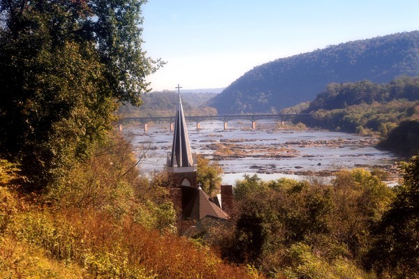 St. Peter's Harpers Ferry Fall View - Landscapes, Places, and Things in Nature