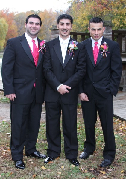 Groomsmen and the Groom - Wedding of Sam and Jessica