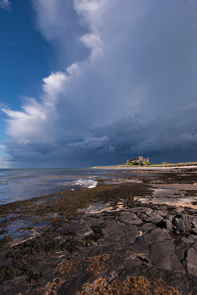 Bamburgh Castle, Northumberland - Sea