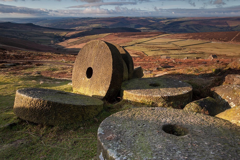 Abandoned Millstones, Peak District - Land
