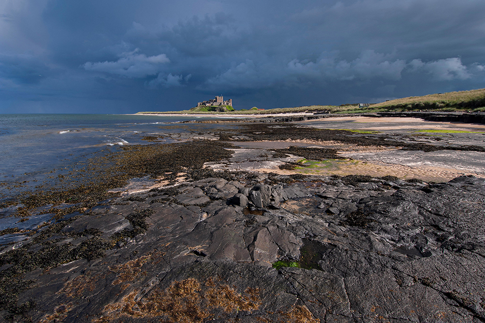 Bamburgh Castle, Northumberland - Sea