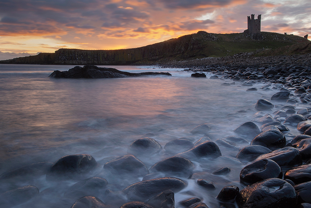 Dunstanburgh Castle, Northumberland - Sea