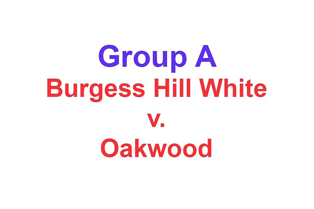  - Action: Group A: Burgess Hill White, Cuckfield United, Oakwood, Three Bridges Ambers