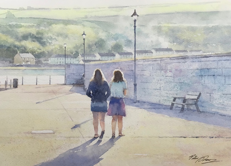 'Evening Stroll' - Latest Work
