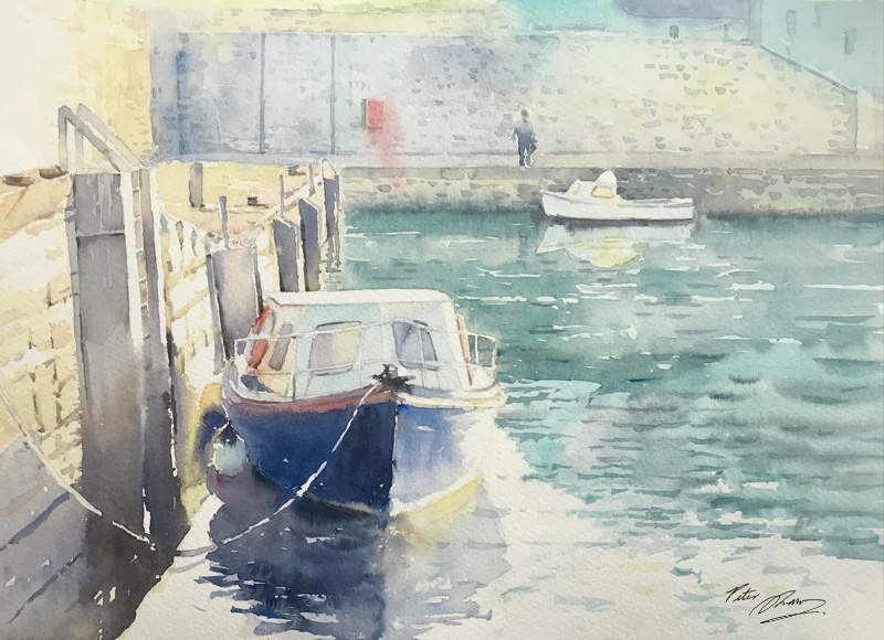 'Carnlough Harbour' - Latest Work